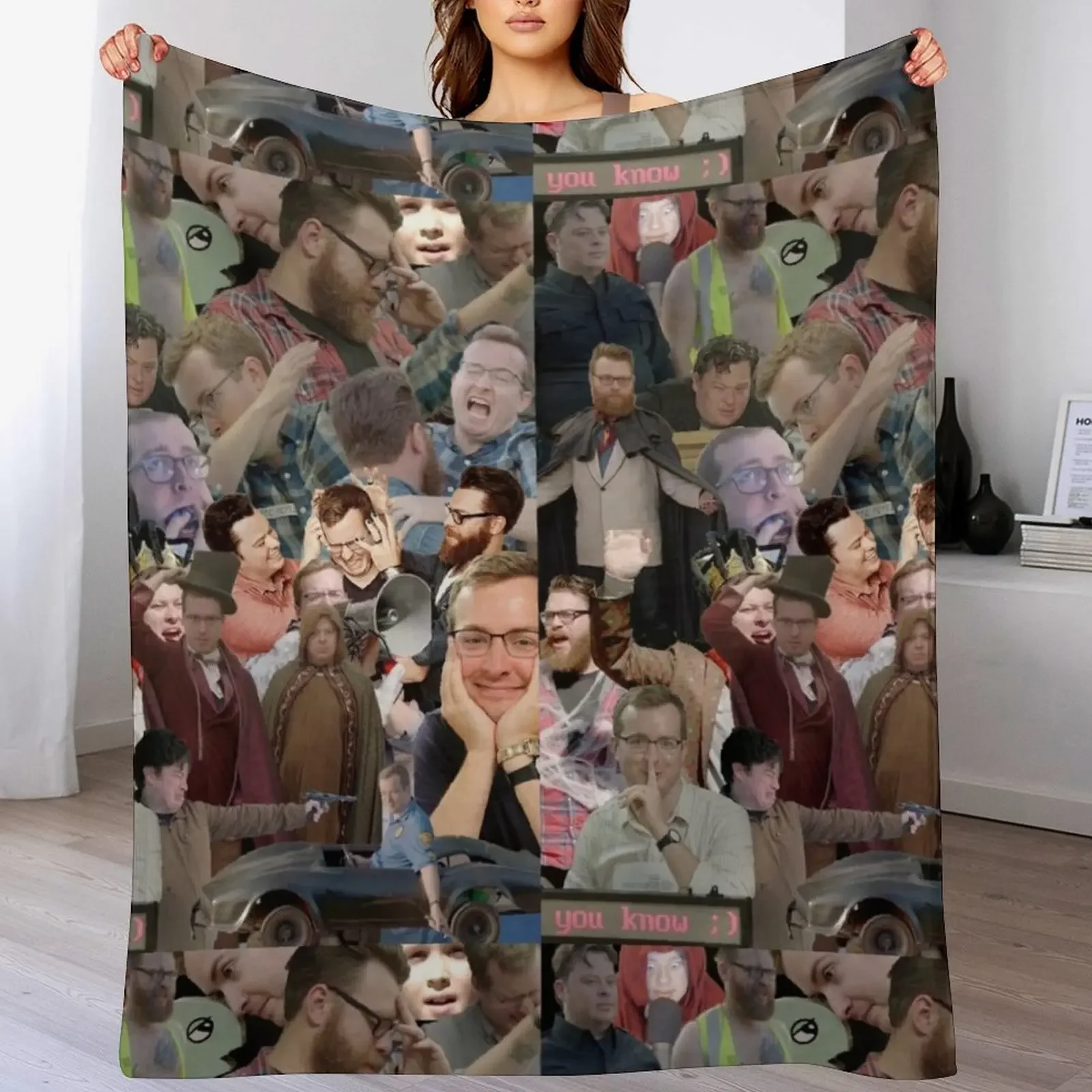 

goof mcelroy brothers Throw Blanket Easy Care Comfortable Blanket for Couch