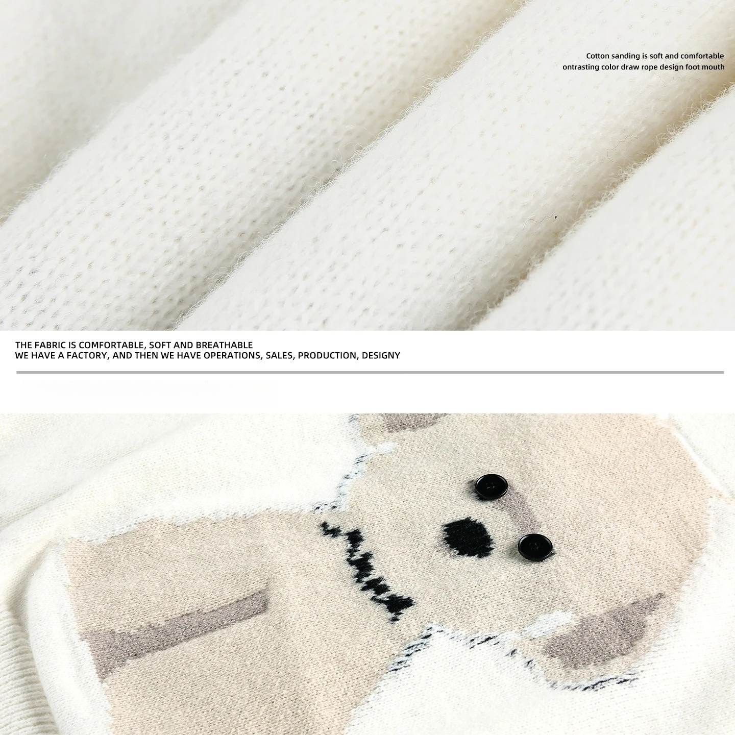 High Quality Cartoon Dog Print Knitted Sweater Men Crew Neck Winter Warm Soft Casual Loose Streetwear Oversize Pullover Men