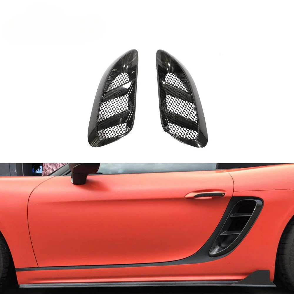 Porsche 718 Boxster Cayman 2016-2018 Carbon fiber rear retaining wall door vent