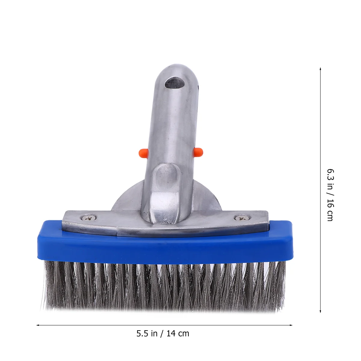 Swimming Pool Brush Handle Scrubbing Wire Scrubber Tub with Steel Bristles Heavy Duty