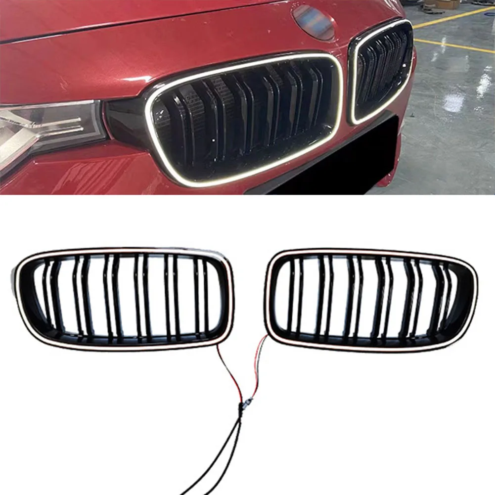 

Front LED Racing Facelift Center Grille Upper Bumper Radiator Grilles For BMW 3-Series F30 F31 320li 325i 328i 335i 2013-2018