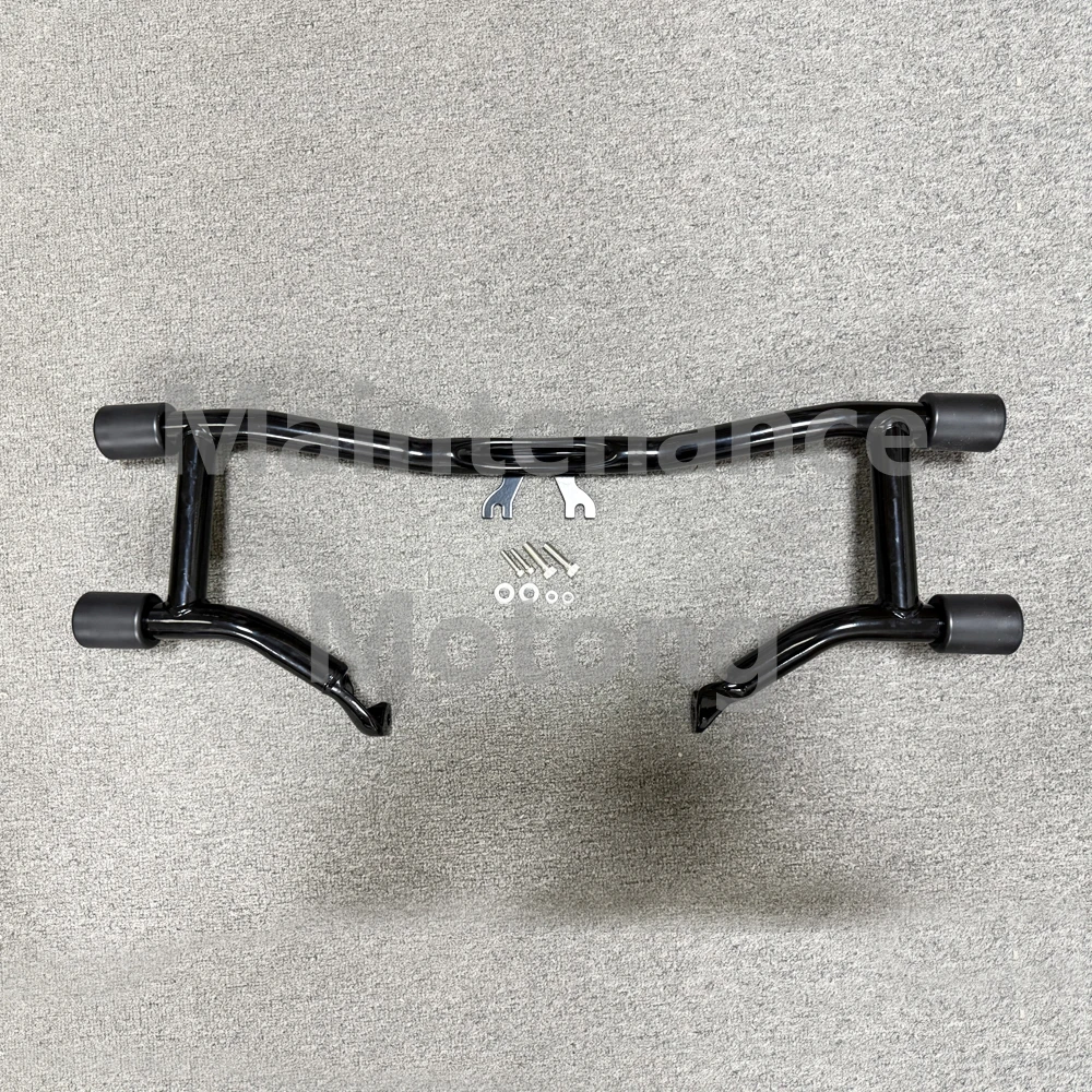 

Flat-Out Bar Motorcycle Front Highway Engine Guard Crash Bar Falling Protection For Harley Road Glides Street Glides 2014-2025