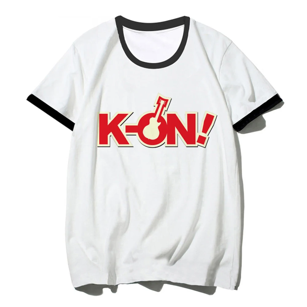 けいおん tシャツ男性グラフィック白 tシャツヴィンテージグランジ日本