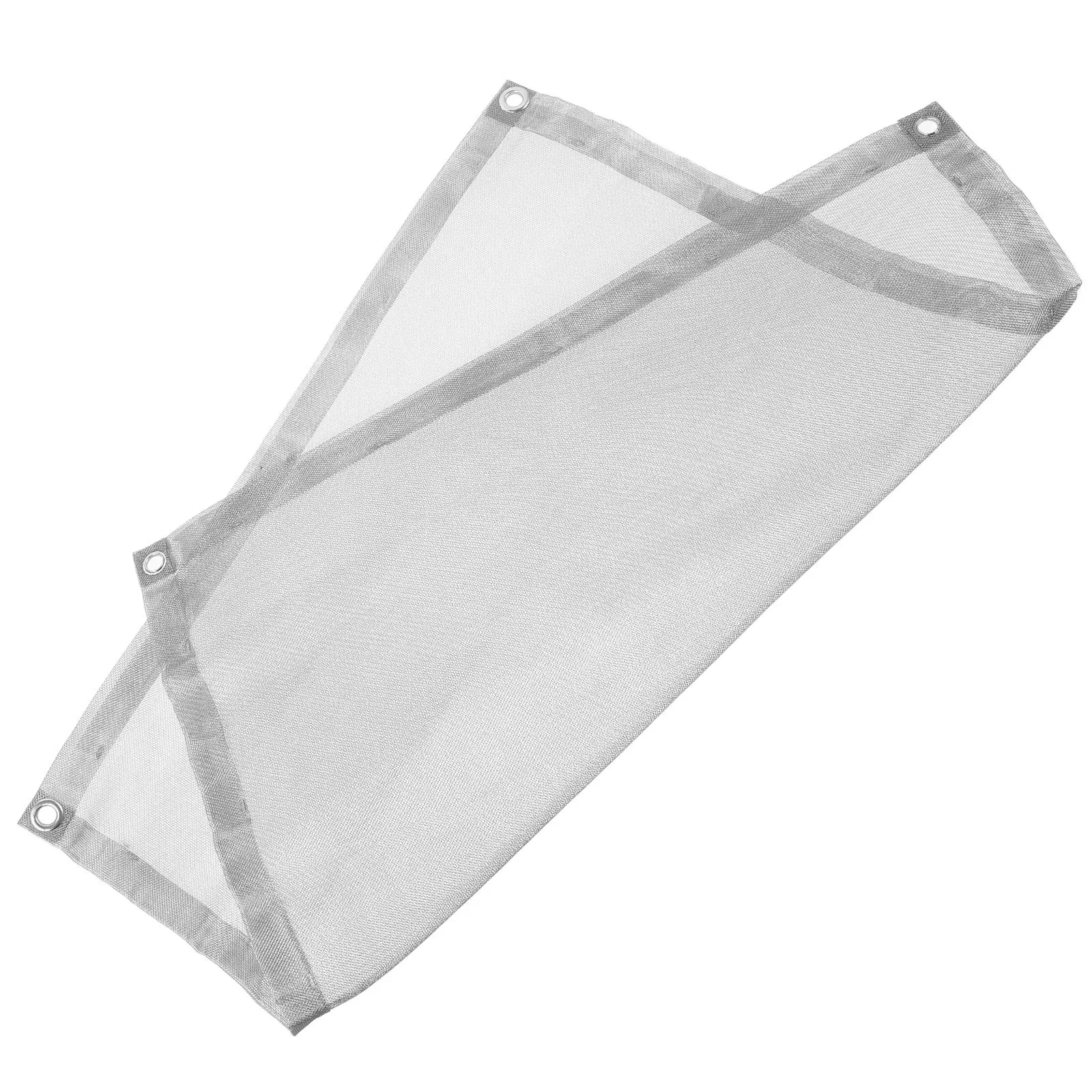 Folding Camping Fire Pit Mesh Mat Stainless Steel Bbq Rack for Outdoor Bonfire Party Picnic Charcoal Burning Portable Grill Mesh