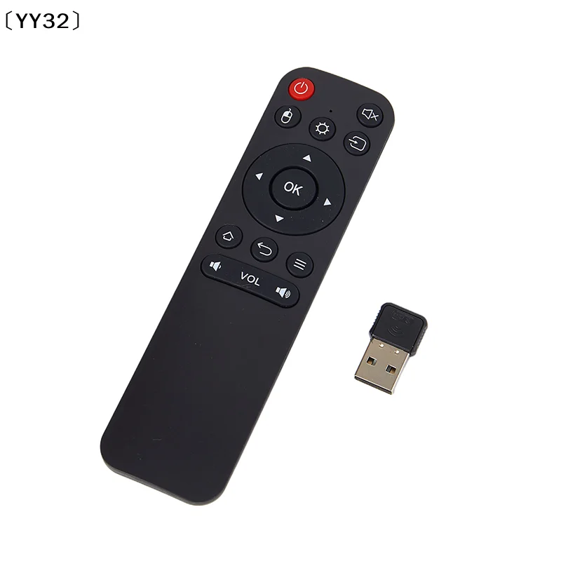 2.4G Wireless USB Receiver TV Box Remote Control Wireless Air Mouse for Android Smart TV Box and PC/TV〔YY32〕