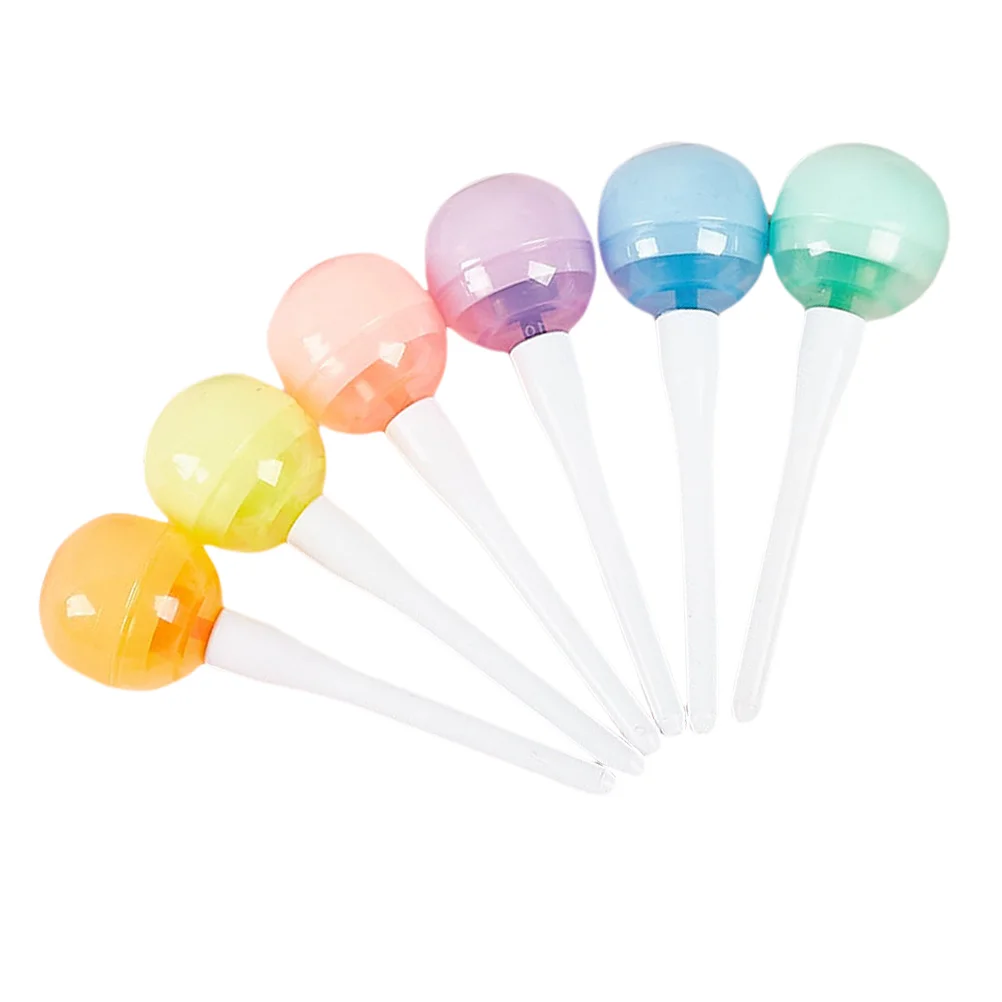 

6Pcs Mini Colored Highlighters Small Book Markers Easy Pull Note Marking Pens for School Office Home Use Highlighter