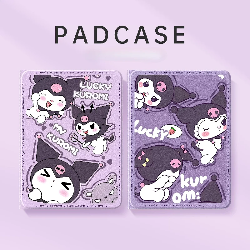 

Kuromi For iPad Case Funda ipad 8/9/10/11 A16 11in Protective case Air 3 4 5 10.9in M2 M3 Pro 4 5 6 M4 12.9in 13in Tablet Cover