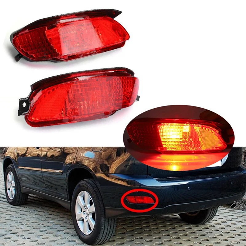 1Pair Car Side Marker Lamp Assembly(LH+RH) For LEXUS RX330 RX400H RX350 Rear Bumper Light 819200E010 819100E010 Parts