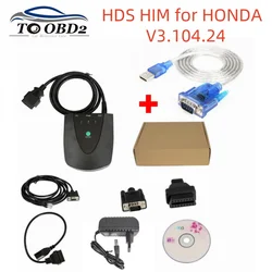 Herramienta de diagnóstico V3.104.024 para Honda HDS, con doble placa HDS, con Z-TEK, USB 1,1 a conector de conversión RS232, el más nuevo