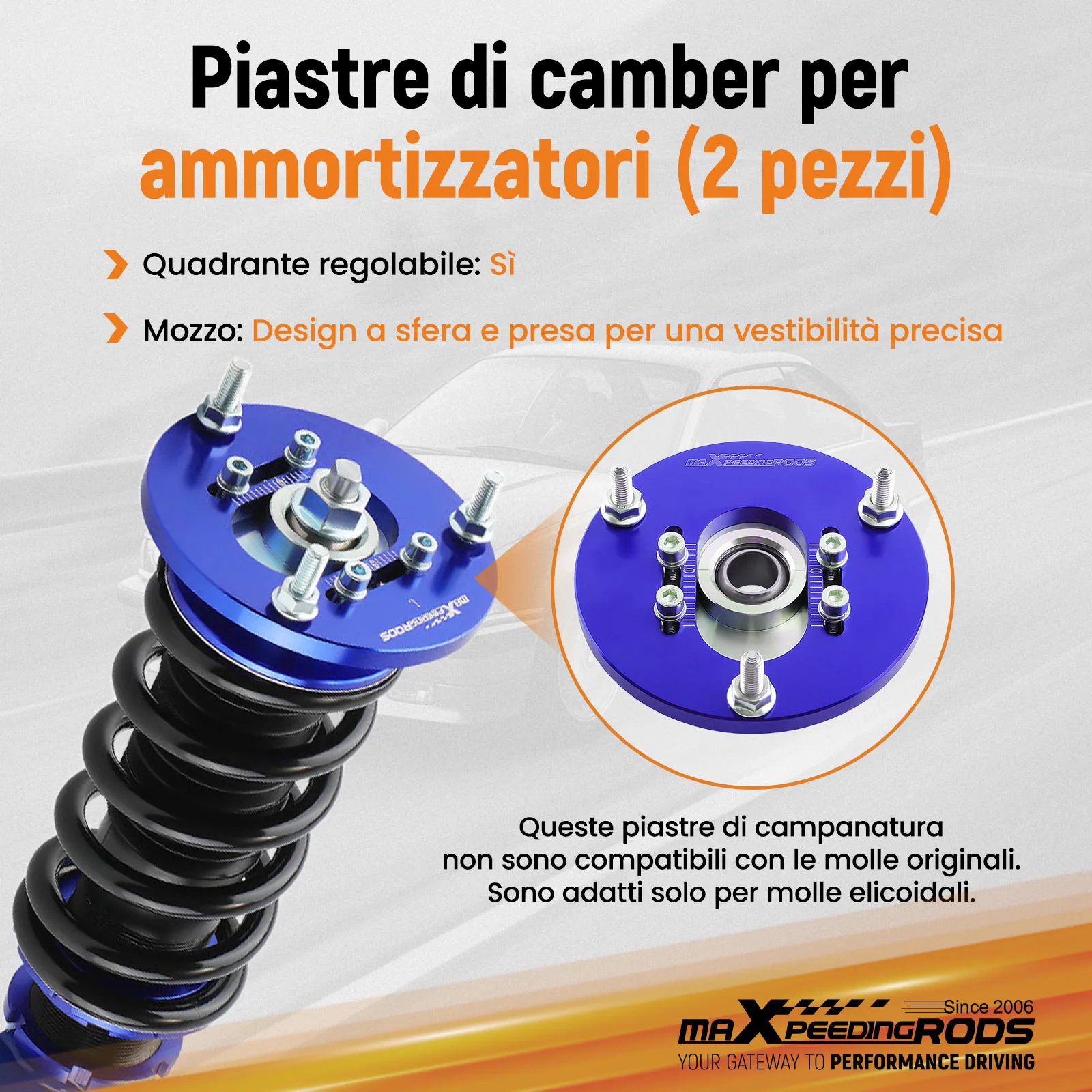 

Camber Plate Upper Mount For BMW E46 3 Series 316i 318d 320i 323i 328i Suspension Top Mounts