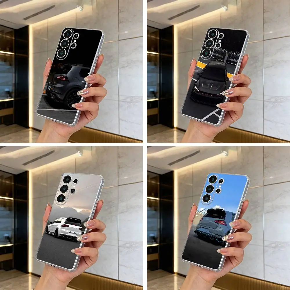 

Car -G-Golf R 7 GTI Clear Phone Case for Samsung S25, S24, S21, S22, S23, S30, Ultra, S20, Plus, FE, Lite