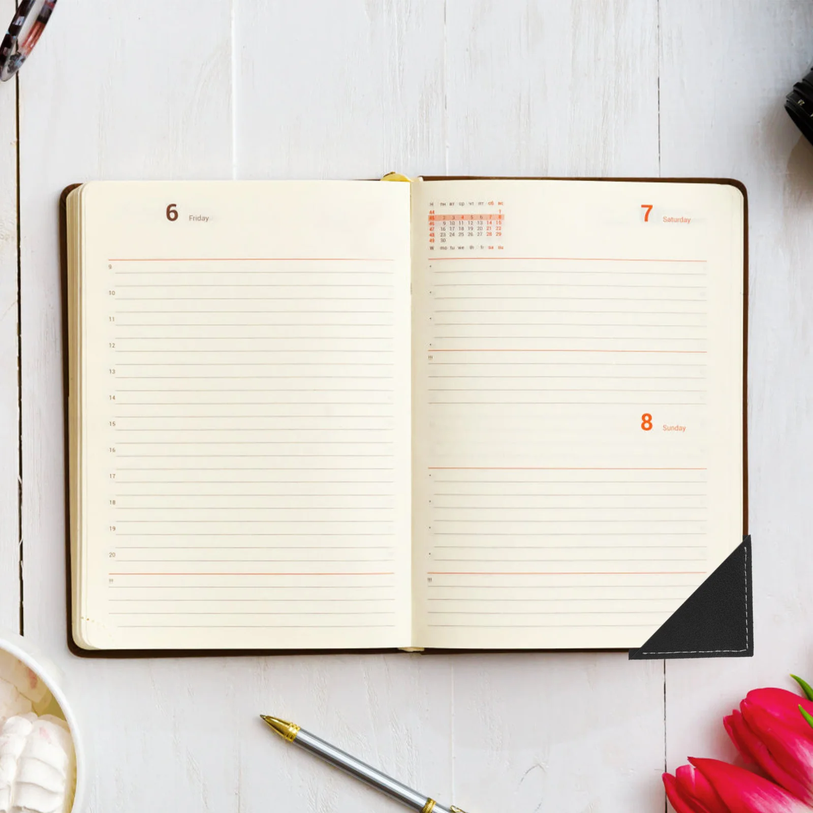 

3Pcs Bookmarks Vintage PU Corner Bookmark Stylish Read Marker for Books Notebooks Albums Lightweight Gift Idea