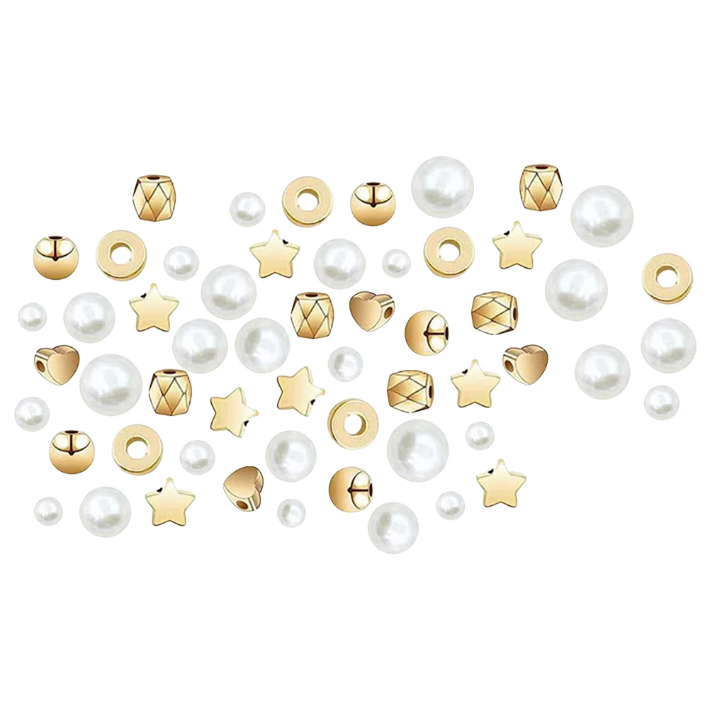

720 Pcs Pearl Suit Jewelry Making Supplies Spacers Beads Bracelet Pendant Jewellery Loose Ccb Kit for Girls Friendship