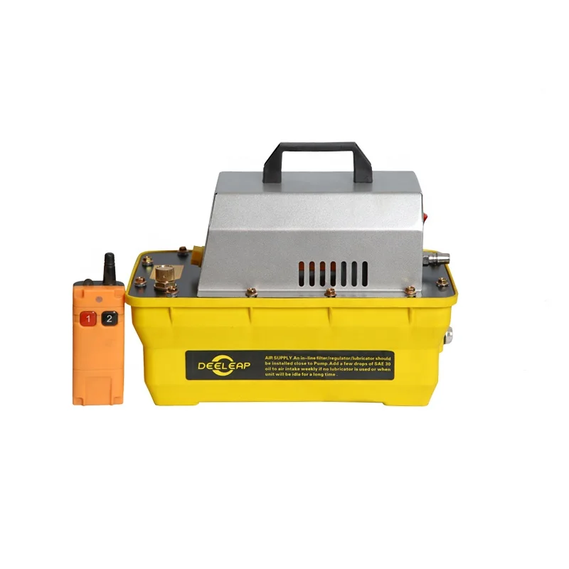 Deeleap Remote Control air Hydraulic Pneumatic Pump With Control Unit Wired and Wireless Optional