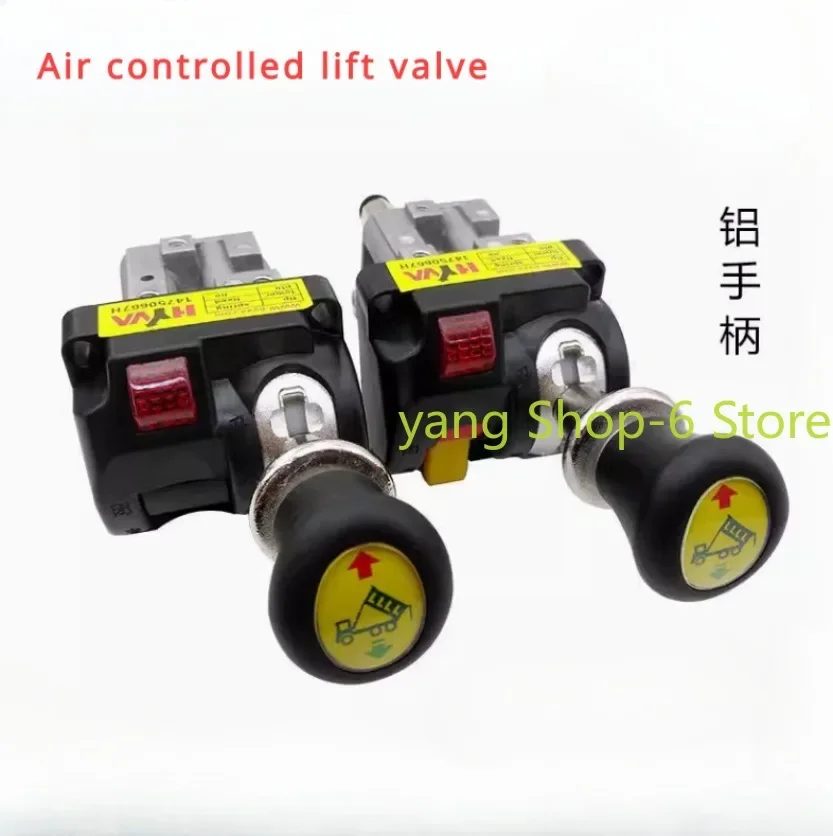 Caminhão Pesado Lift Valve Válvula de Controle Hidráulico Despejo de Resíduos Redução Lenta Interruptor Manual Furos Furos Acessórios Novo