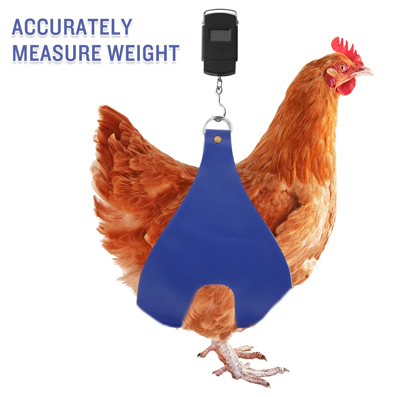 

Chicken Holder Bag Sling Carry Pouch for Weight Scale Pet Birds Rabbits Cats Comfortable Safe PU Material Convenient