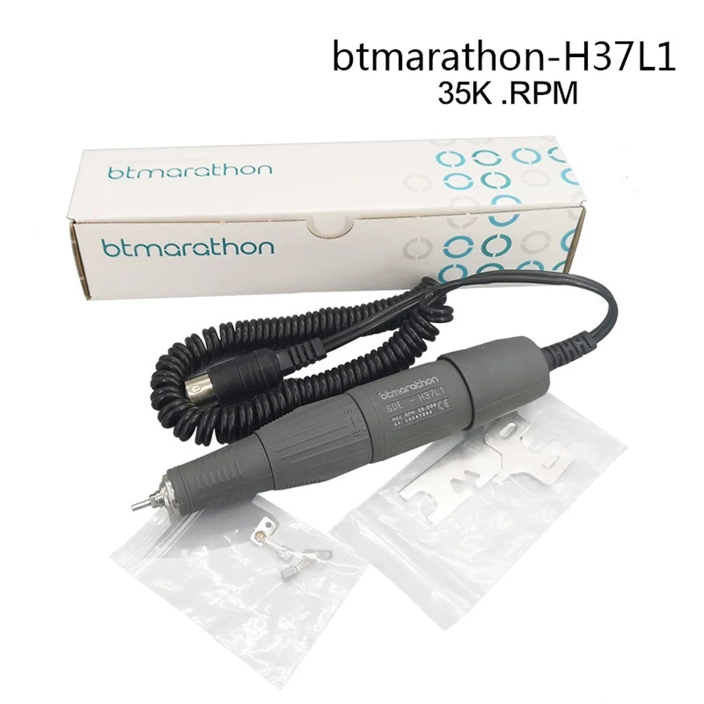 Dental Electric Engraving Tool 35K RPM Dental SMT MARATHON Micromotor Polishing Handpiece 2.35mm 3.0mm 3.175mm SDE-H37L1