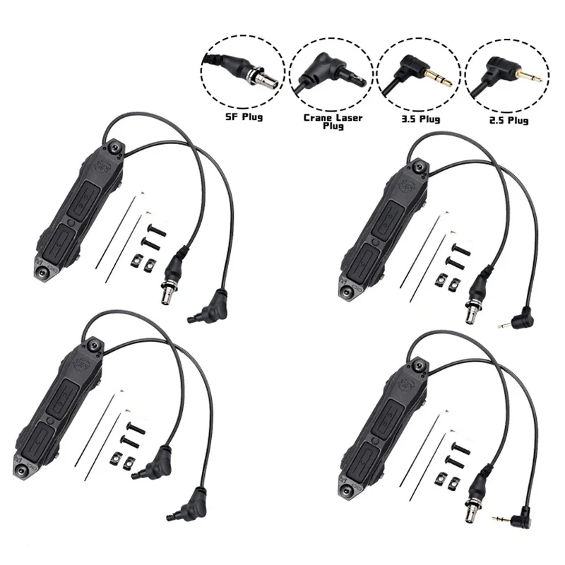 رافعة مفتاح ضغط زر تكتيكي WADSN ، قابس SF جديد ، تناسب DBAL ، مصباح يدوي ليزر ، ملحق Airsoft ، scane ، #1