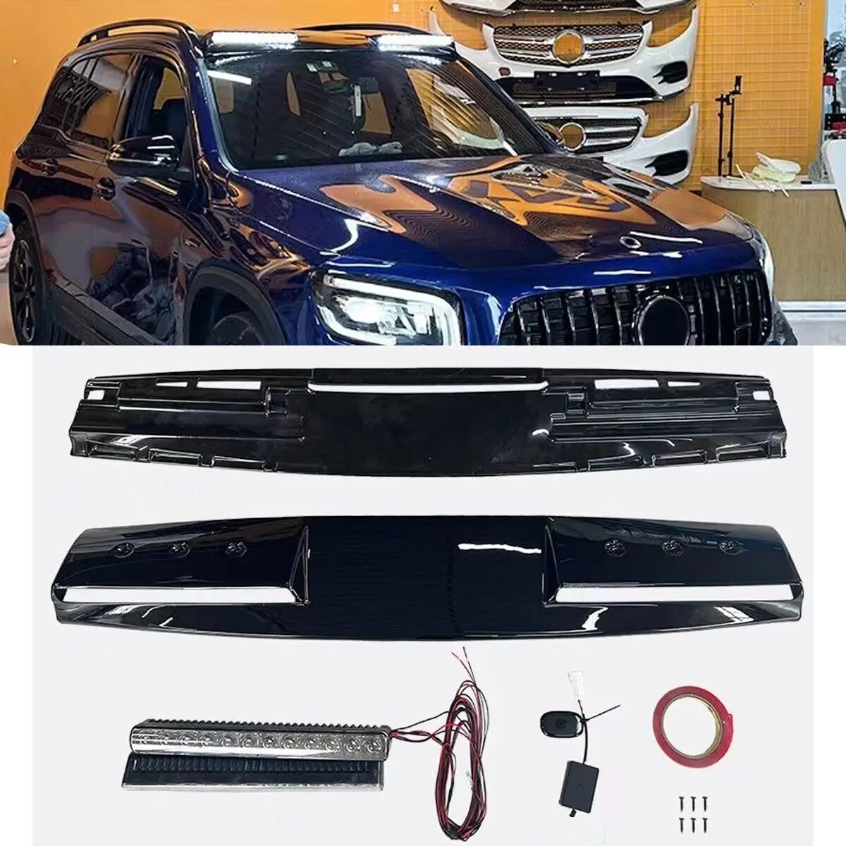 

Lamp Model Roof Top Light Bar with LED DRL Fits For Benz GLB X247 2020-2023