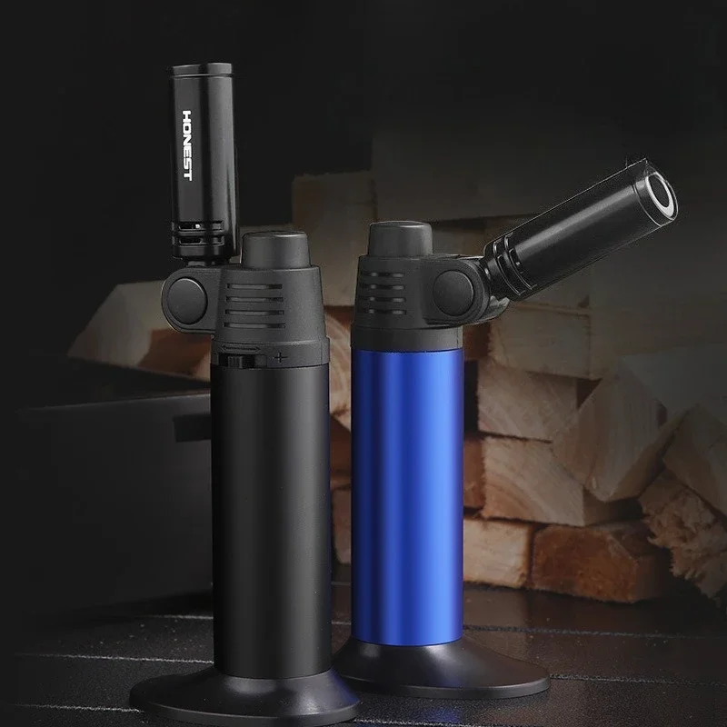 

HONEST New Metal Handheld High Firepower Lighter Foldable Turbo Spray Gun Outdoor Portable Igniter Baking BBQ Kitchen Tool