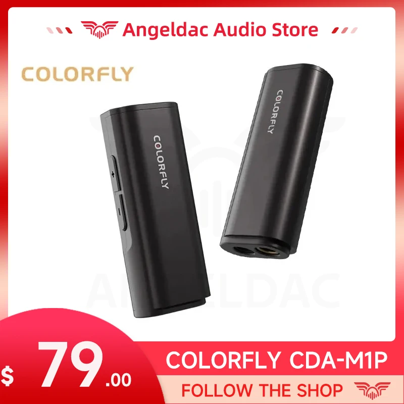 

COLORFLY CDA-M1P Portable USB DAC/AMP Headphone Amplifier AK4493SEQ chip PCM768 DSD512 3.5+4.4mm Output