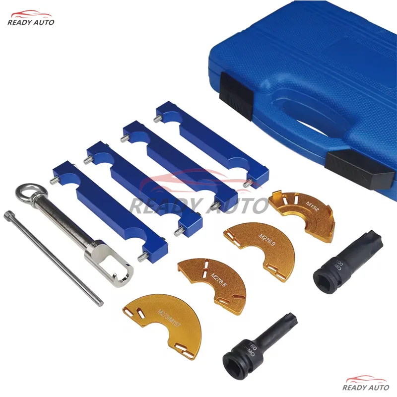 Kit de herramientas de sincronización de bloqueo de alineación de motor de coche adecuado para Mercedes Benz M276/ M278 con ajustador de árbol de levas de 3 piezas