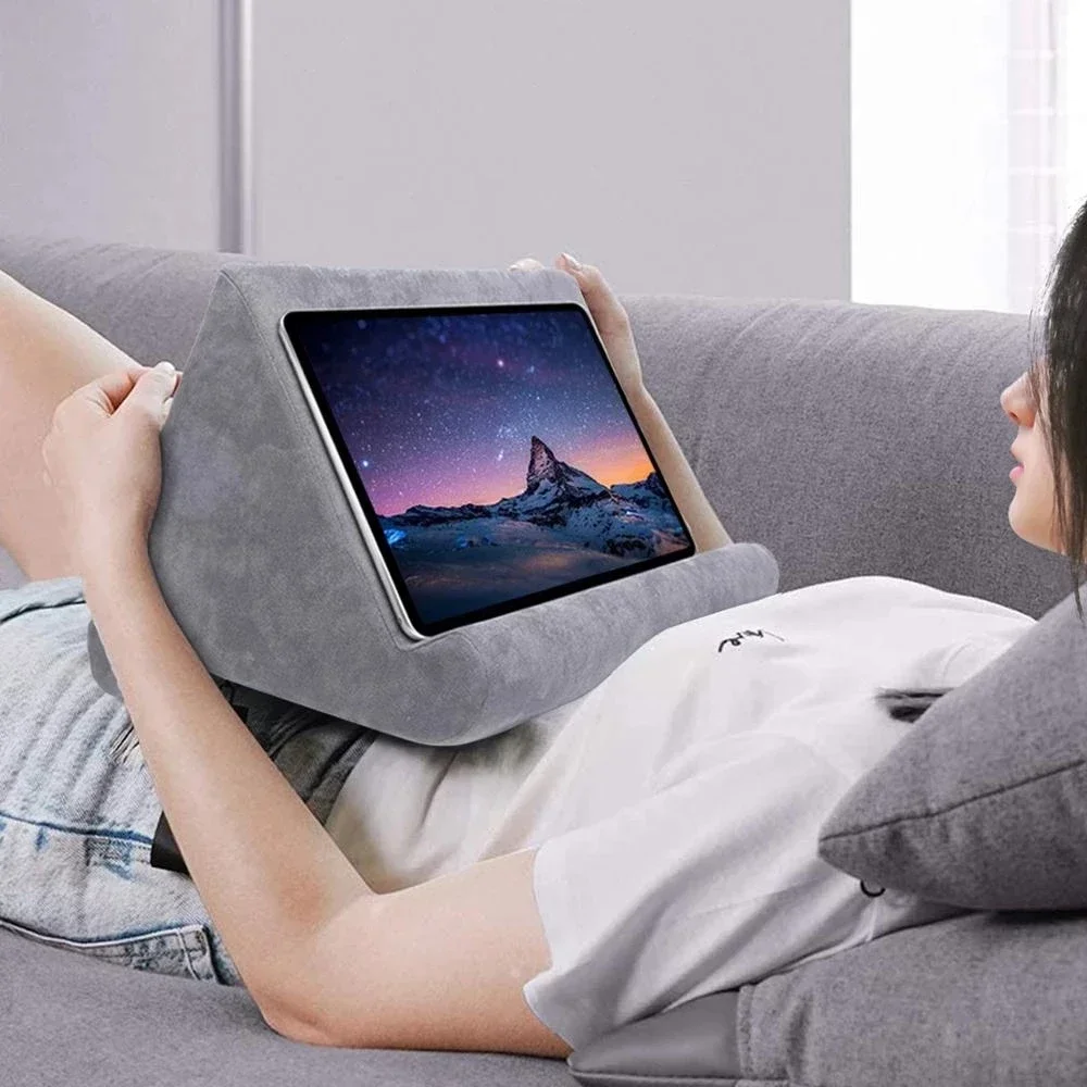 Sponge Pillow Tablet Stand For iPad Samsung Huawei Lenovo Tablet Holder Phone Support Bed Rest Cushion Tablette Reading Holder