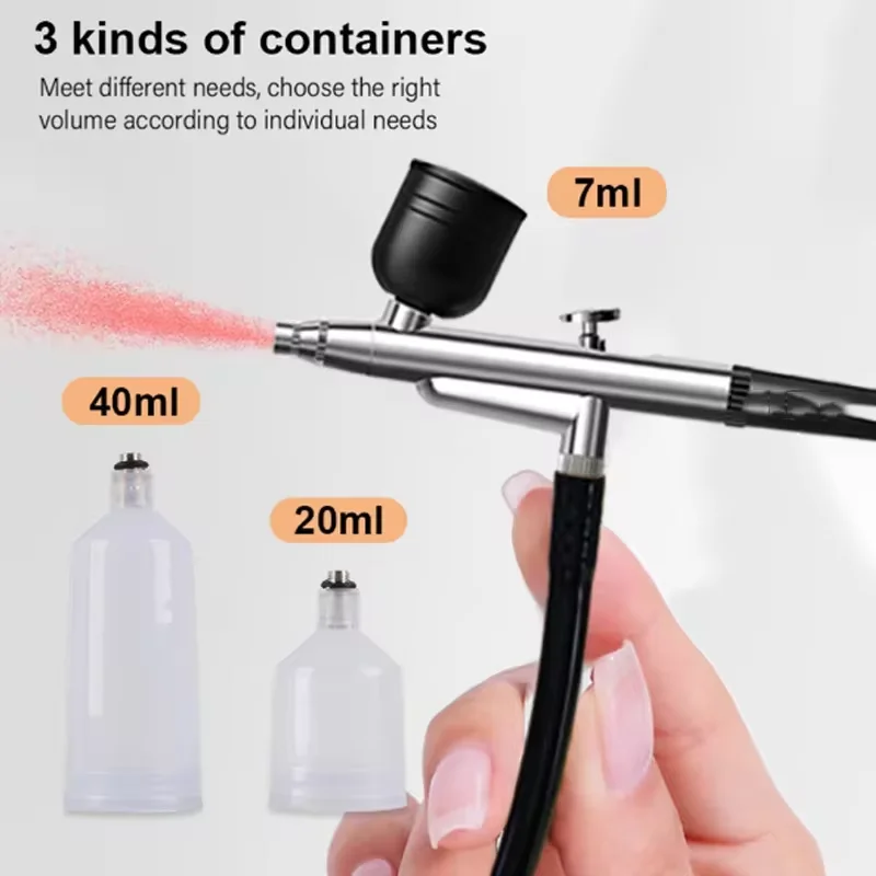 Airbrush Nail With Compressor Portable Air Brush Nail Paint Compressor For Nails Art Cake Painting Craft Airbrush Compressor