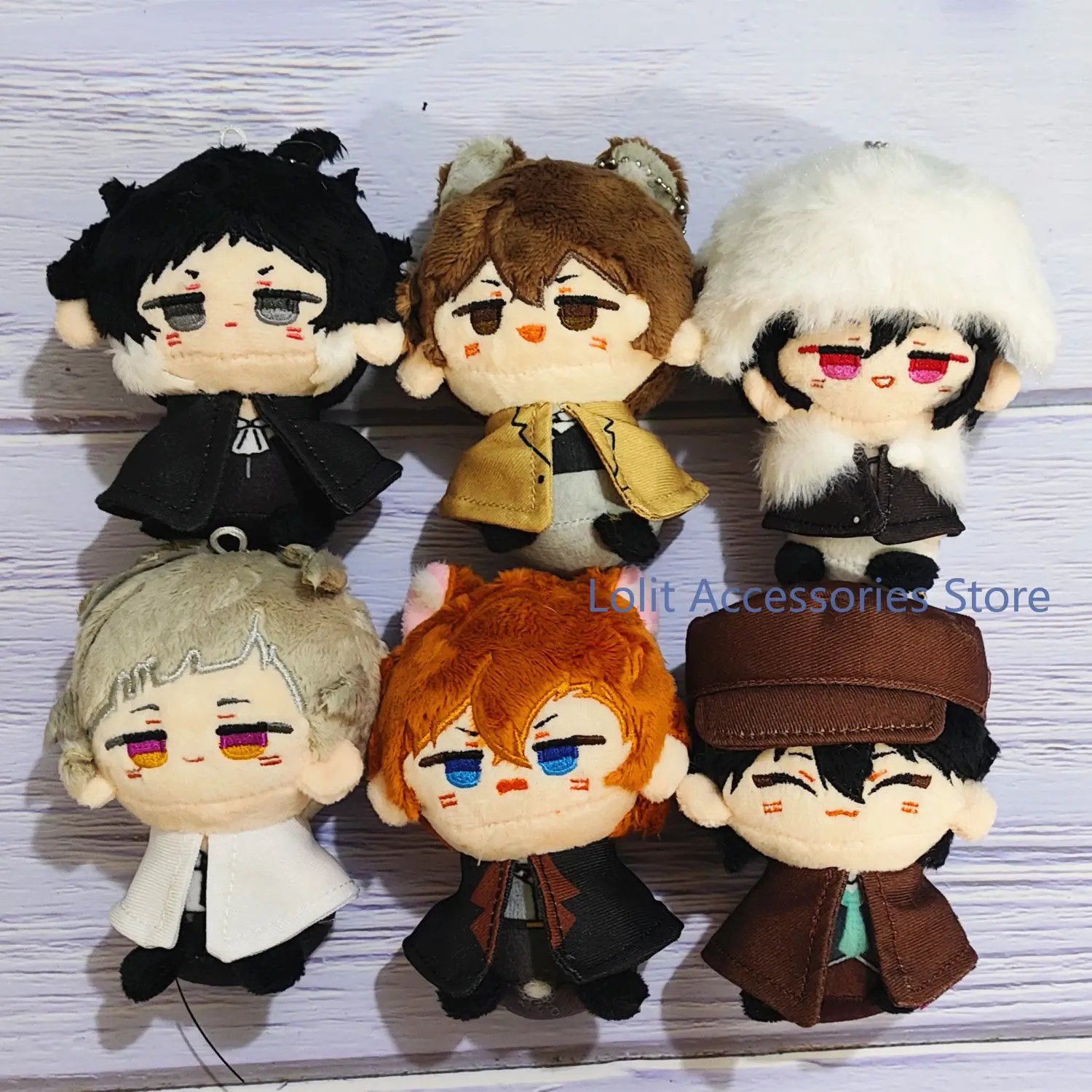 Anime Nakahara Chuuya Dazai Osamu Akutagawa Ryunosuke Nakajima Atsushi Fyodor D Skirt Clothes Plushie Pendant Backpack Keychain