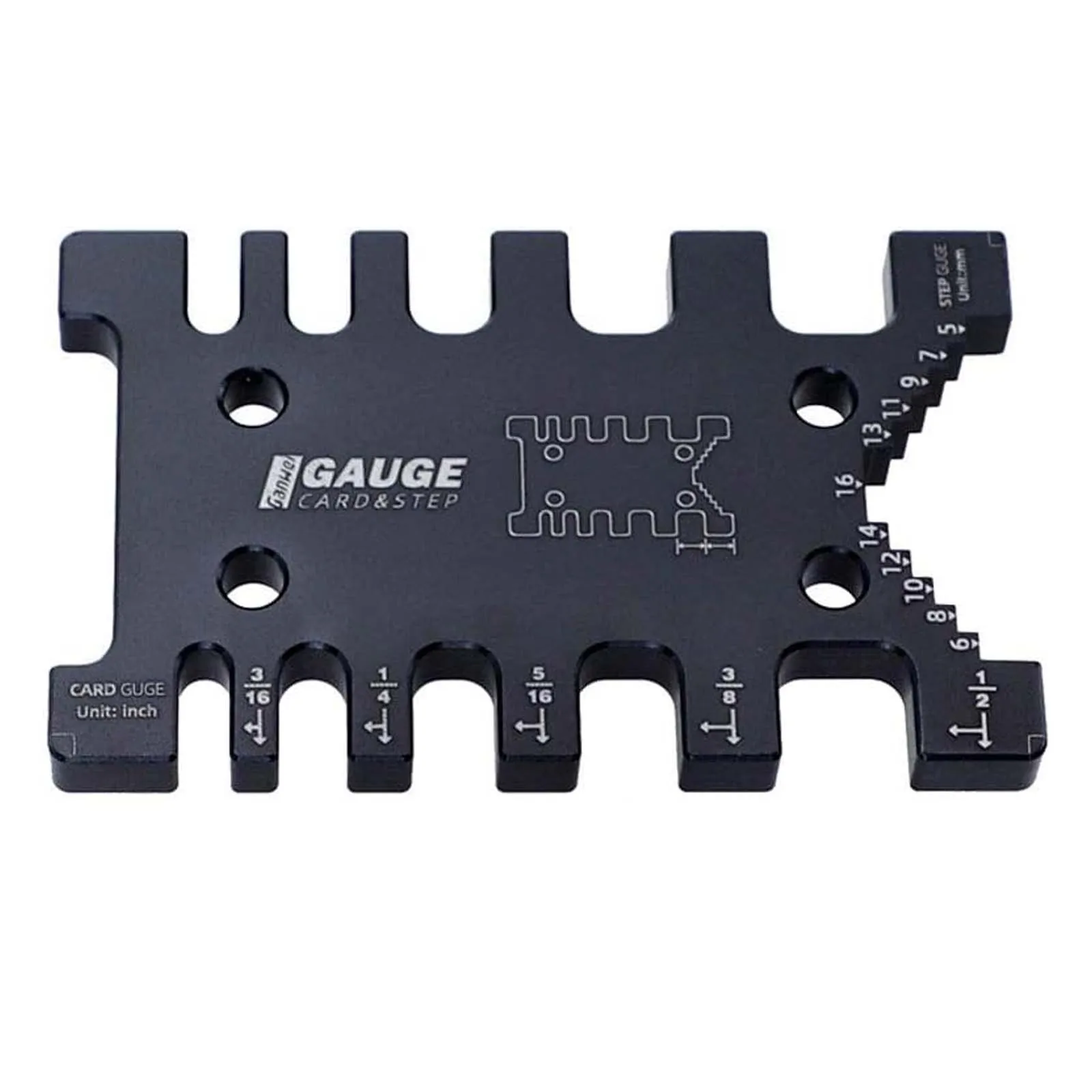 

Woodworking Tenon Caliper with Metric Imperial Scale, Carpenter Measuring Engraving Machine Gauge Ruler