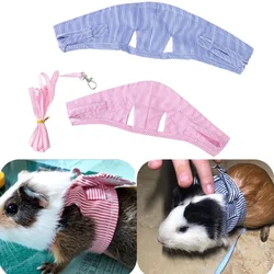 Guinea Pig Harness Vest Leash Set for Small Pet Hamster Ferret Chinchilla Bunny Puppy Mesh Chest Strap Pet Supplies