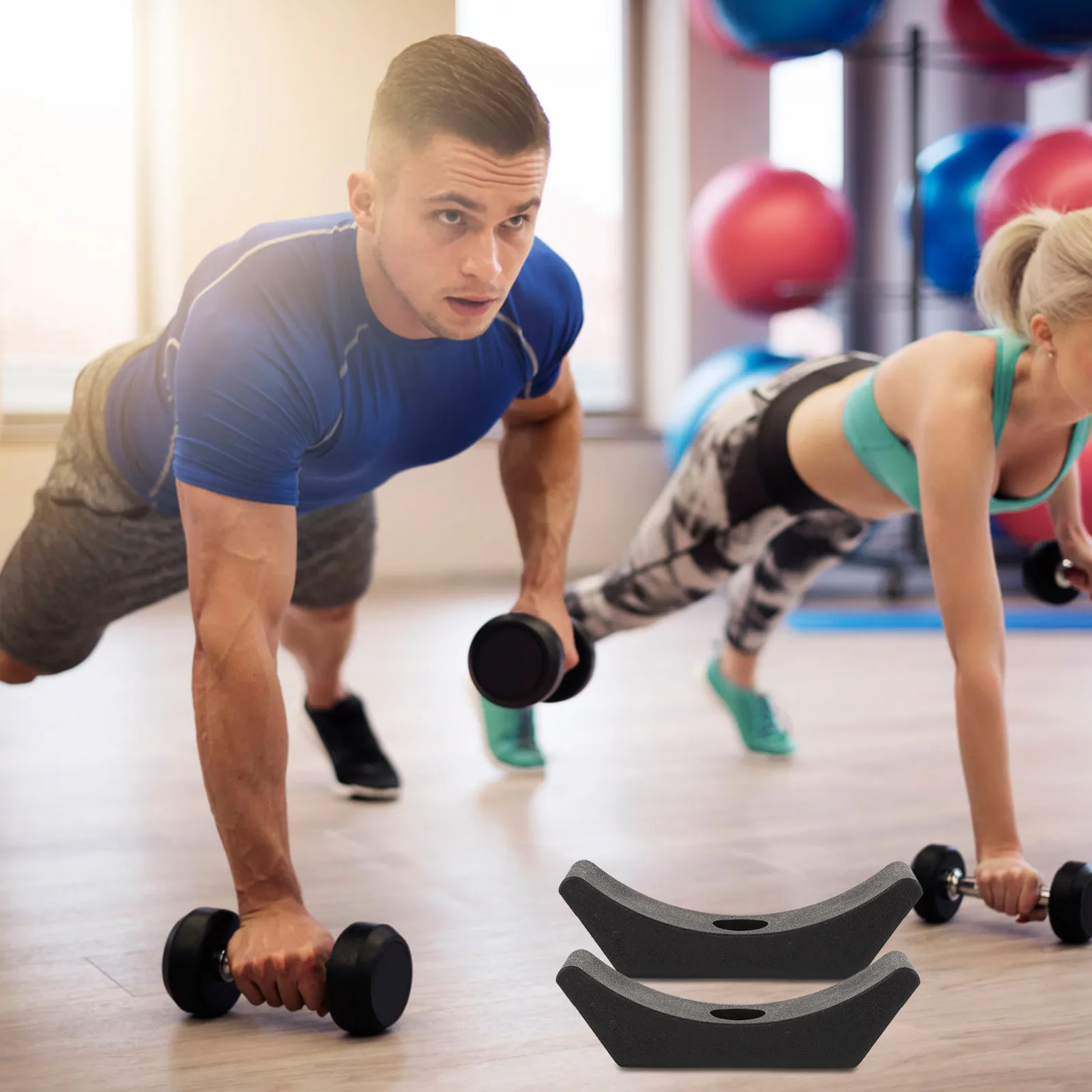 

4Pcs Dumbbell Rack Plastic Wear-Resistant Lightweight Dumbbell Organizer Stand Sturdy Storage Rack for Gym Dumbell Holder