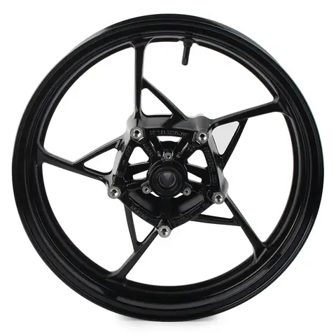 1PC 가와사키 닌자 650 EX650 Z650 Z900 2017 2018 2019 2020 오토바이 전륜 림 블랙 스틸 합금