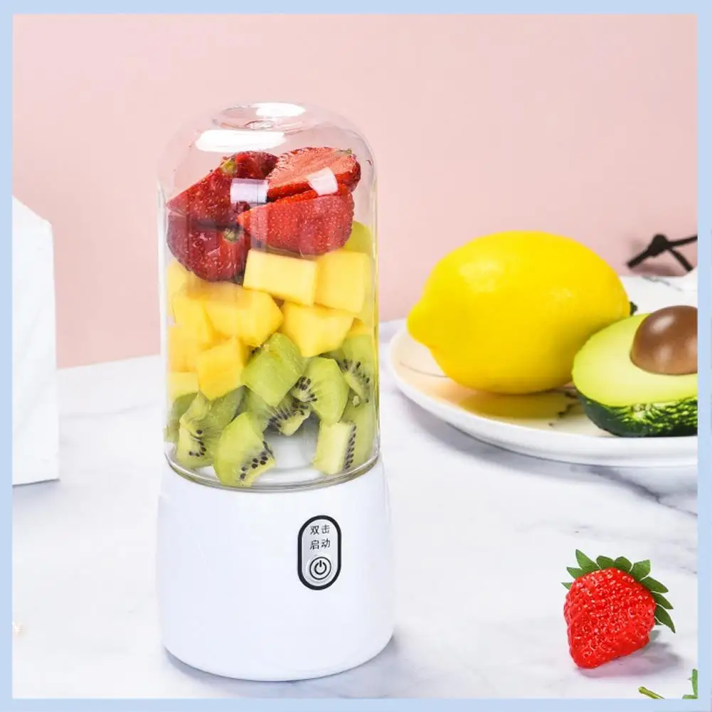 

MLGB-Portable Electric Fruit Juicer Cut Mixer Smoothie Maker Blender Machine USB Rechargable Juice Cup Bottle For Travel