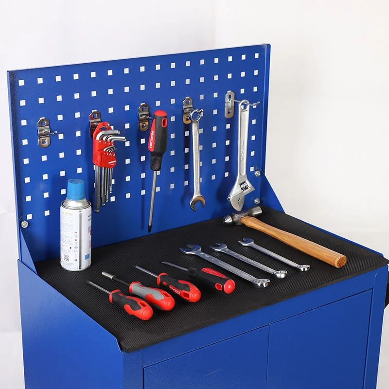 Customized Cold Rolled Sheet Toolbox Workshop Multi-functional Auto Repair Tool Cabinet Drawer Mobile Maintenance Cart Parts Box