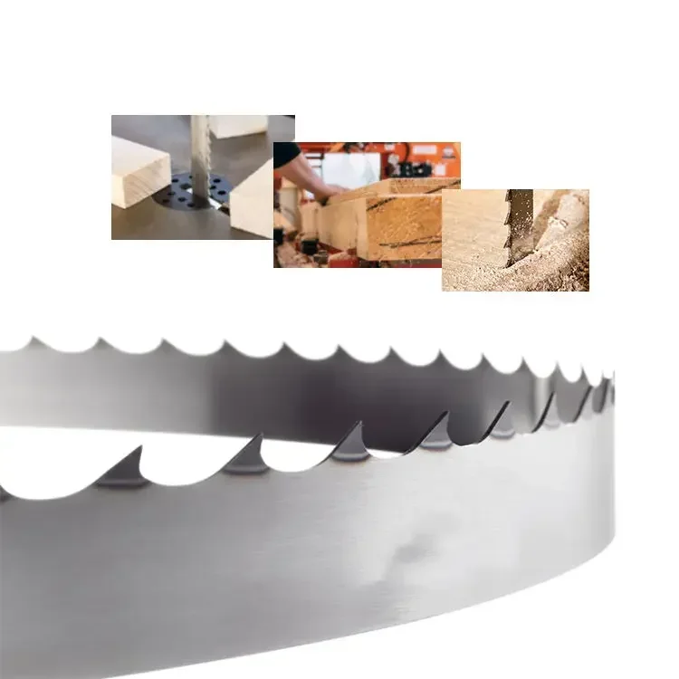 Dekoly Free Shipping  Wood Band Saw Blades 1524*13*0.65mm for Hardwood  alloy carbide Quenched Hardened Teeth Band Saw Blade