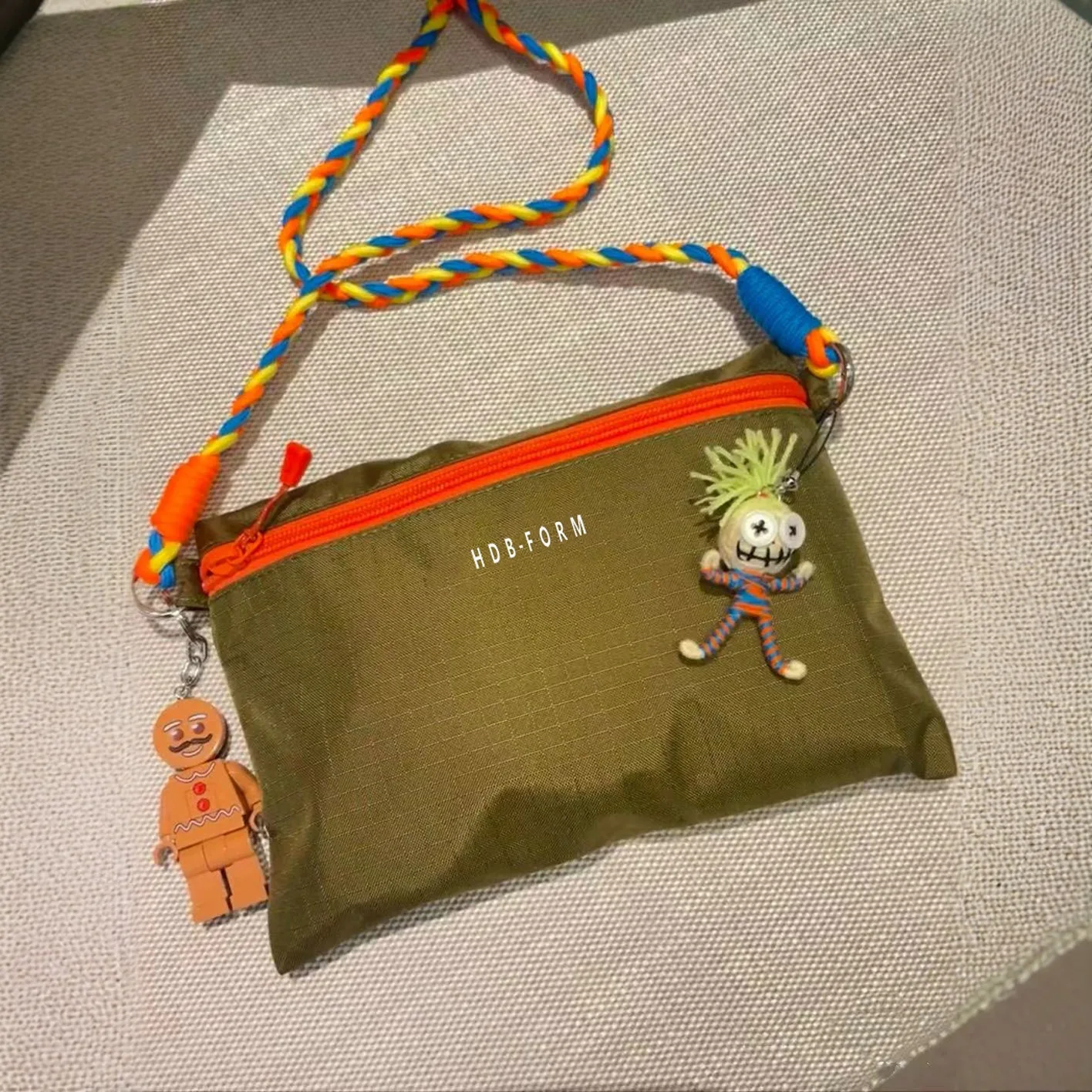 

Japanese Style Fashion New Bag, Men's and Women's Sports Outdoor Bag, Waterproof Shoulder Messenger Bag, Simple Style Bags