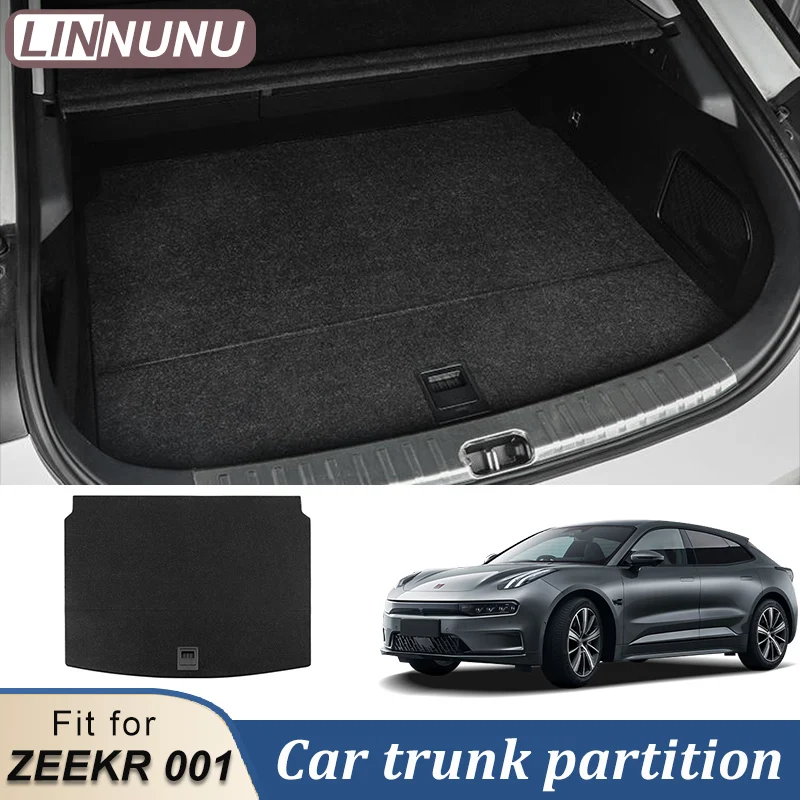 LINNUNU Fit for ZEEKR 001 Restyling Car Trunk Folding Box Storage Box Partition Board Auto Styling Modificated Accessories