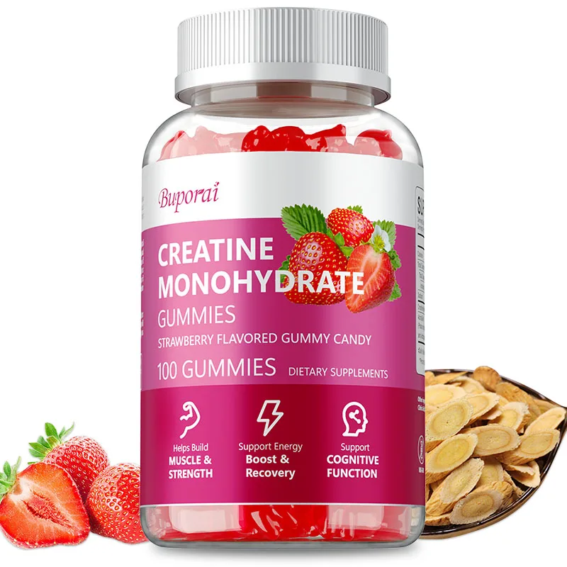

Creatine Monohydrate Gummies - Supports Muscle, Cognitive Health and Memory, Relieves Muscle Soreness and Improves Endurance
