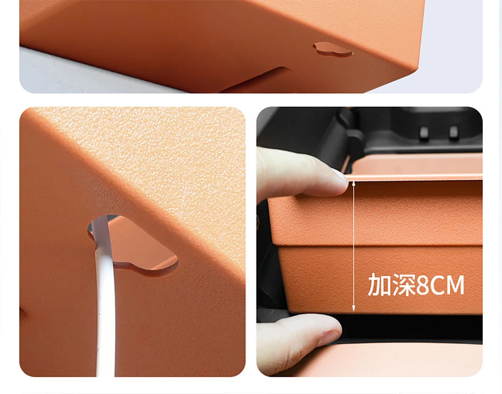 For Deepal S07 S7 2023 2024 2025 1PCS Indoor Central Upper Layer Console Car Armrest Storage Box Holder Interior Car Accessories
