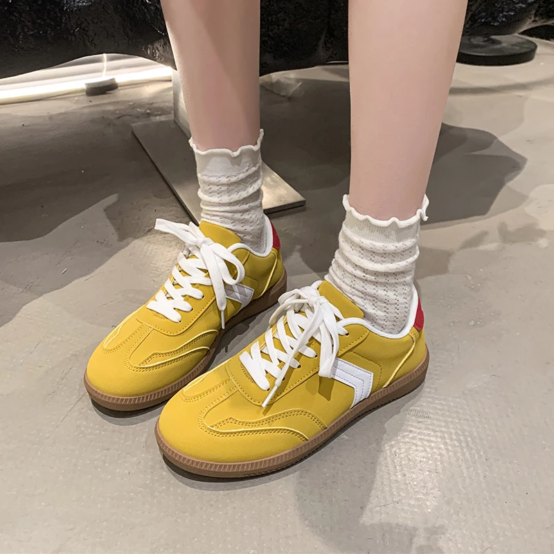 2025 Nuevos zapatos para caminar para mujer, zapatos de skate, zapatillas de deporte para mujer, zapatos casuales con cordones, zapatillas de deporte casuales para correr, Ж Dön Оimedia