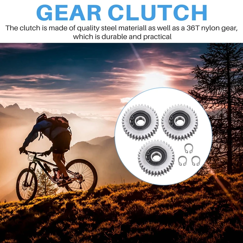 【Z66L】3 قطع قطر الترس: 38 مم 36 سمك الأسنان: 12 مم تروس فولاذية للمركبة الكهربائية