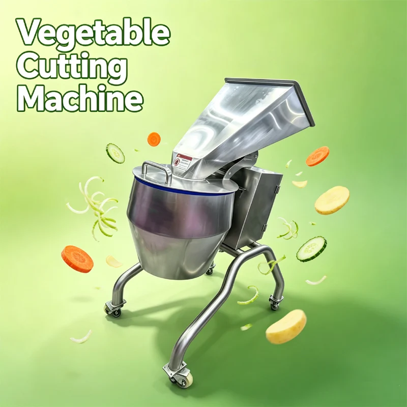 Catering Commercial Vegetable Cutter Machine Centrifugal Stainless Steel Cutter For Scallion Strawberry Cranberry Cutting
