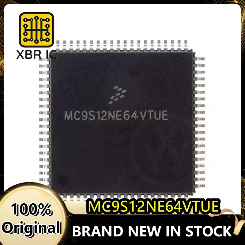 (1/10 piece) MC9S12NE64VTUE packaged TQFP-80 16-bit single-chip Ethernet microcontroller Brand new original fast shipping
