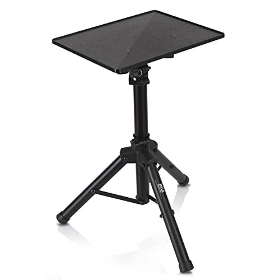 

Pyle Adjustable Universal Projector Stand Heavy Duty Tripod for Laptops Computers DJ Equipment Projectors Ideal for Stage Studi