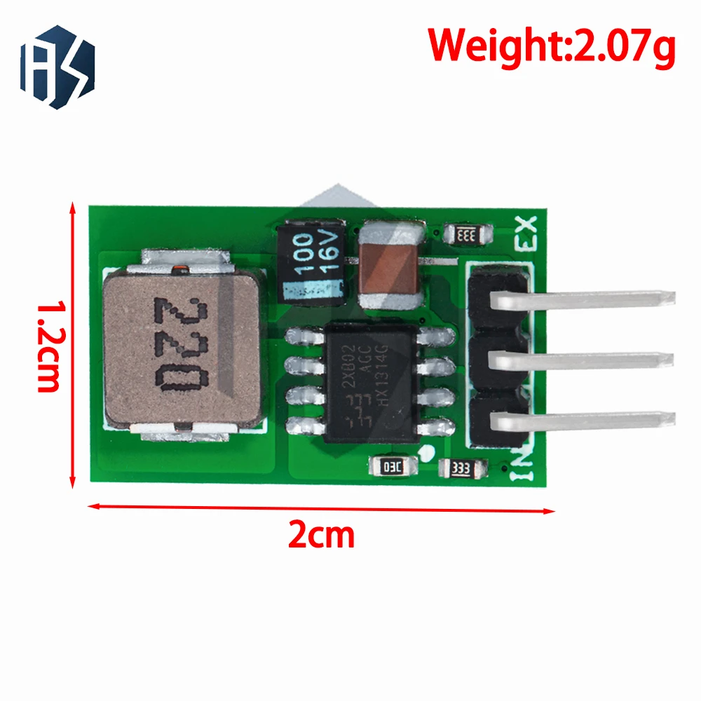 ‌5.5-32V Wide Input Buck Converter - 5V/1A High-Efficiency DC-DC Step Down Module with LM7805 Replacement Design (Low Heat Gener