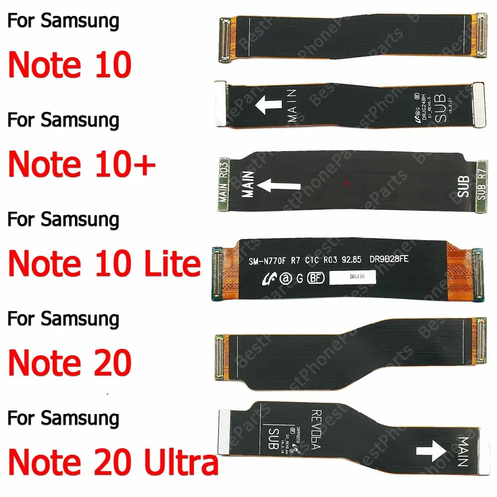 

Motherboard Main Board New Original Flex Cable For Samsung Galaxy Note10 Plus 20 Ultra 5G Note10 Lite Mainboard Spare Parts