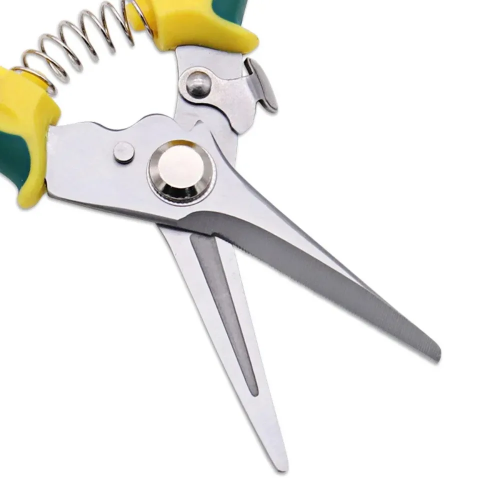 Garden Scissors Professional Sharp Bypass Pruning Shears Tree Trimmers Secateurs Hand Clippers For Garden Beak Scissors