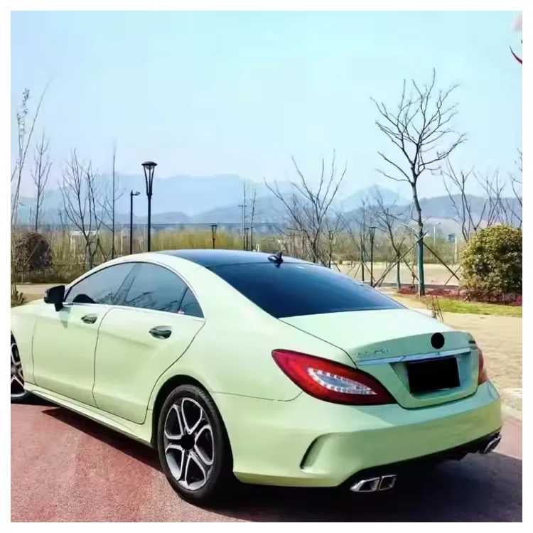 STLFO calidad original estilo CLS actualización CLS63 AMGS Kits de carrocería rejilla difusora trasera Kit de carrocería de capó de parachoques para Benz W218 C218 2011-20