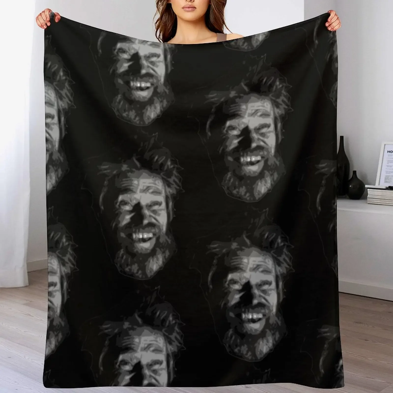 

The Lighthouse, Dafoe Laughing Throw Blanket Plush Blankets Sofas Of Decoration Softest Giant Sofa Blankets